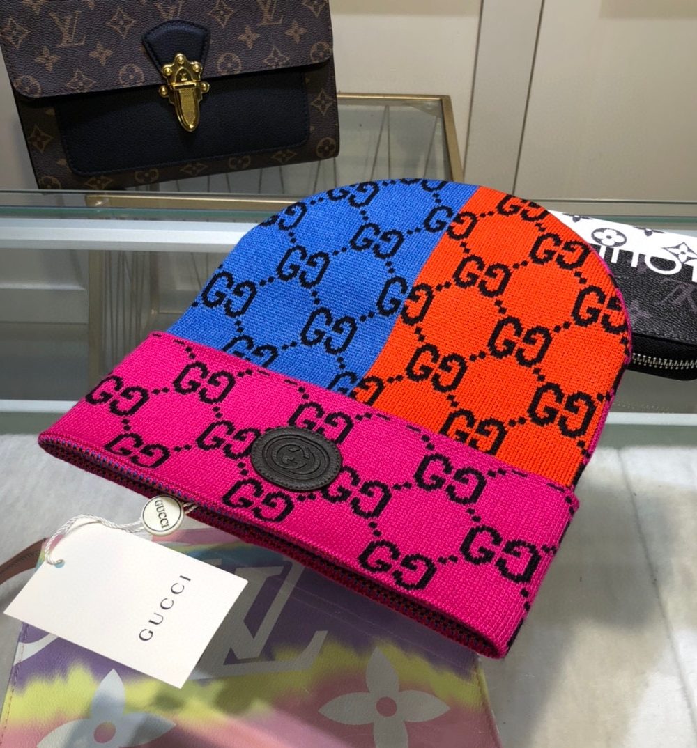 Gucci Beanie Cashmere In Multiple Color