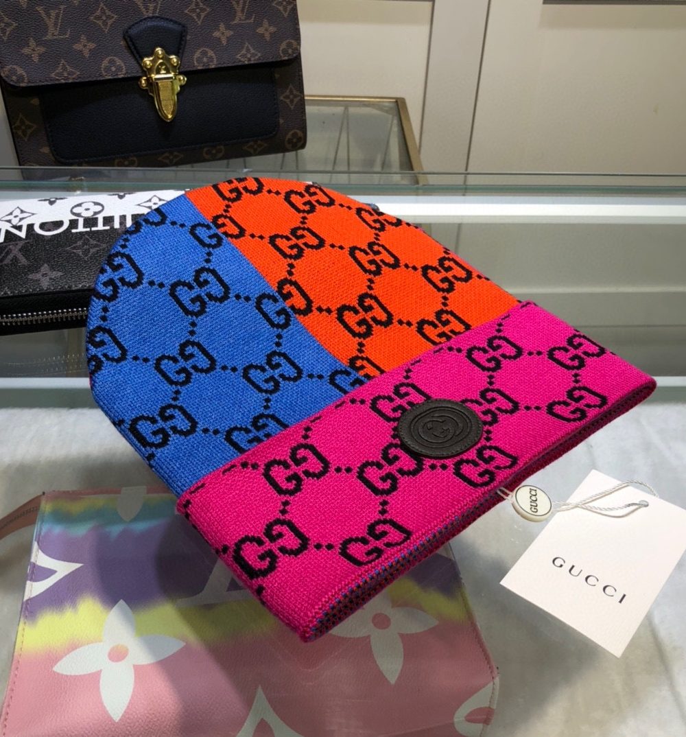 Gucci Beanie Cashmere In Multiple Color