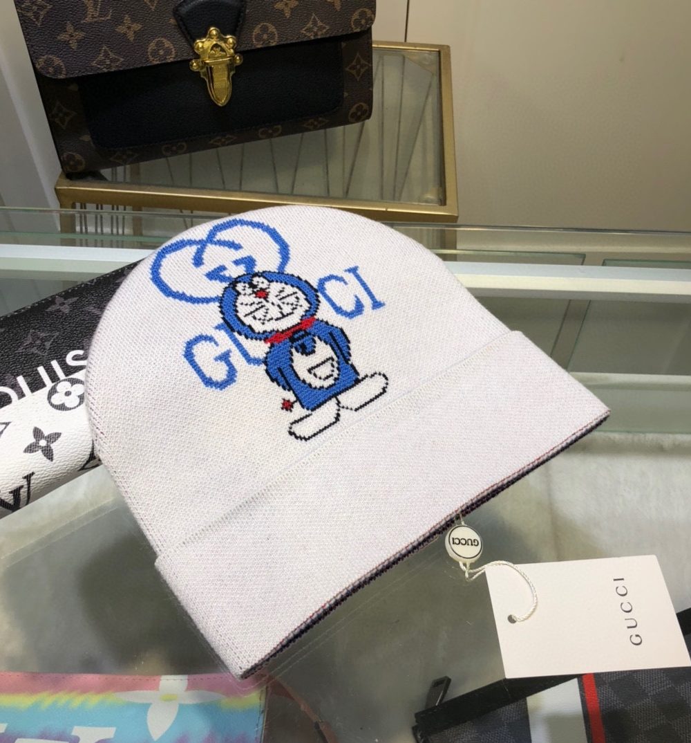 Gucci Beanie Cashmere In White