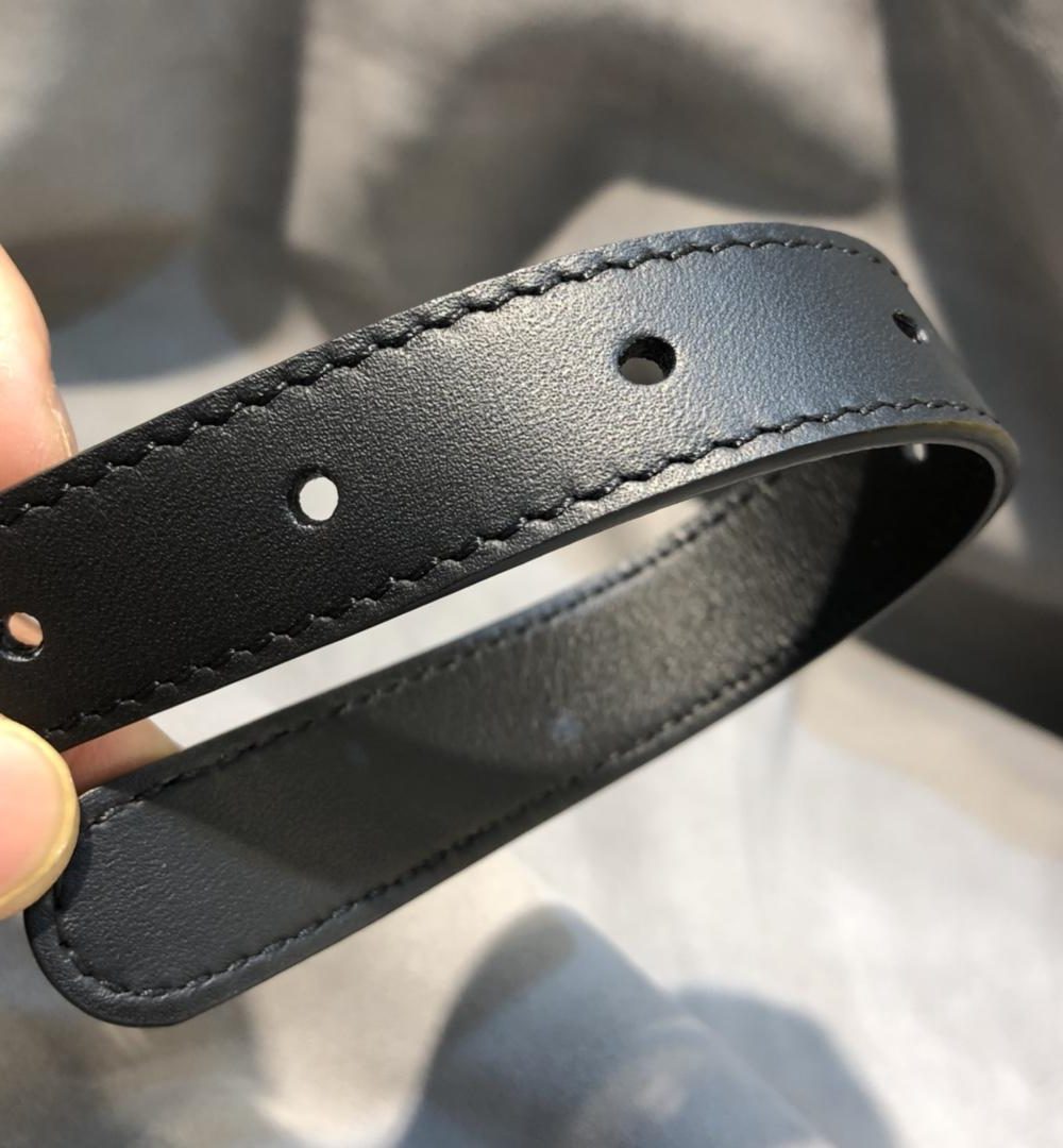 1:1 Replica Gucci Belt With Double G Buckle Black GG, Women Belt 414516 AP00T 1000