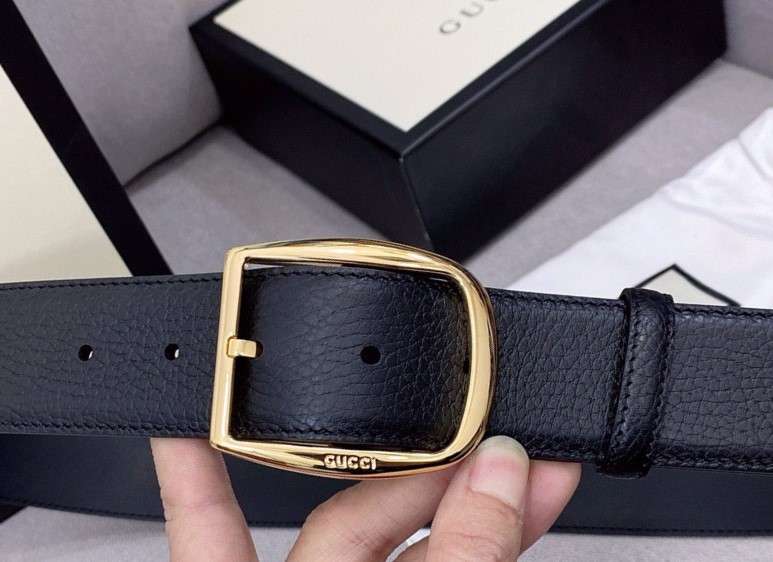 1:1 Replica Gucci Belt With Rectangular Buckle Black For Women, Women Belt - Image 2