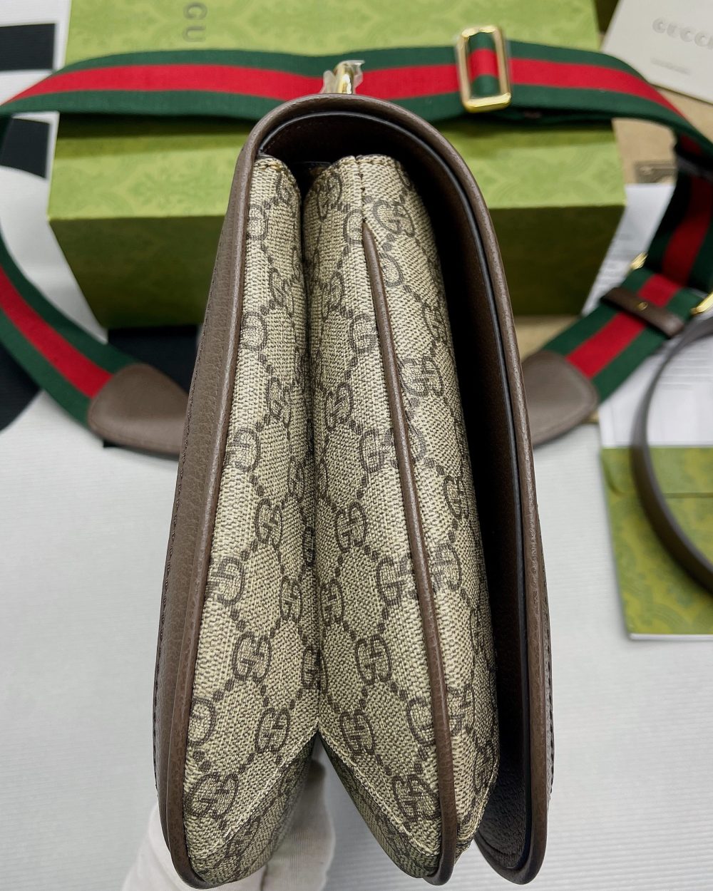 1:1 Replica Gucci Blondie Medium Shoulder Bag Beige For Women, Women's Bags 11.4in/29cm GG ‎699210 96IWG 8745