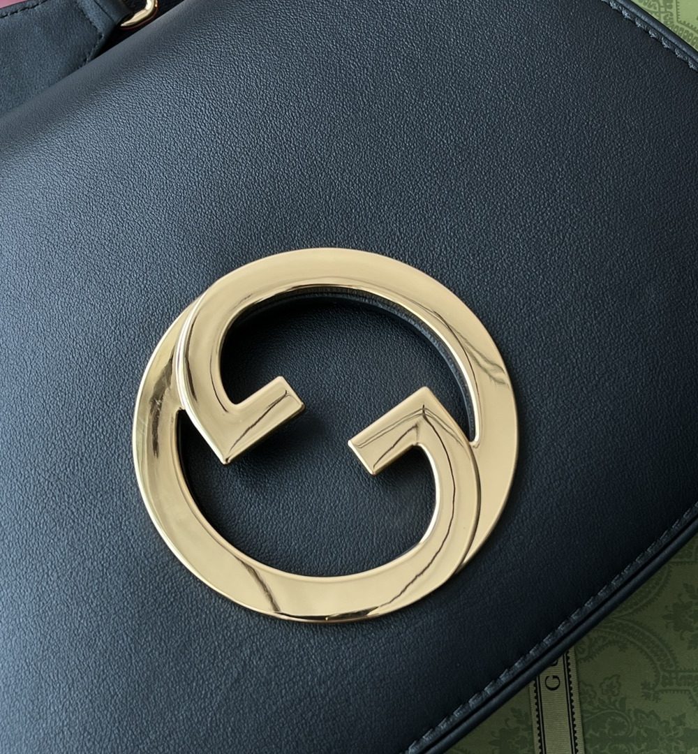 1:1 Replica Gucci Blondie Mini Bag Black For Women, Women's Bags 11.4in/29cm GG