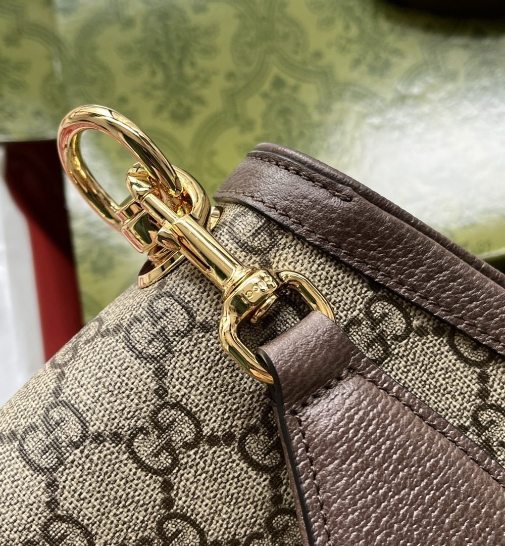 1:1 Replica Gucci Blondie Mini Bag Brown And Beige For Women, Women's Bags 8.7in/22cm GG