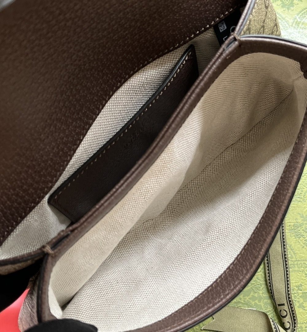 1:1 Replica Gucci Blondie Mini Bag Brown And Beige For Women, Women's Bags 8.7in/22cm GG