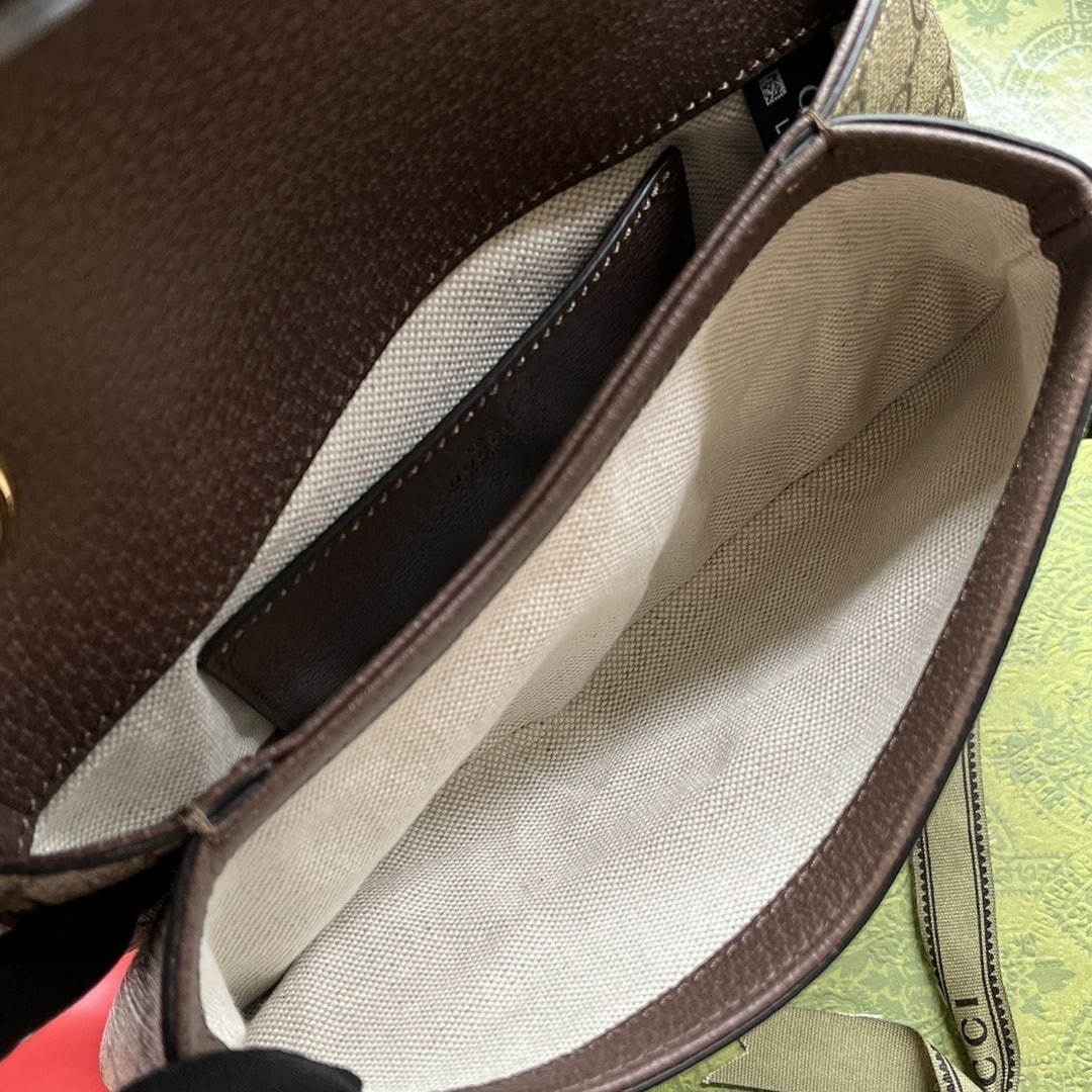 1:1 Replica Gucci Blondie Mini Bag Brown And Beige For Women, Women's Bags 8.7in/22cm GG - Image 2