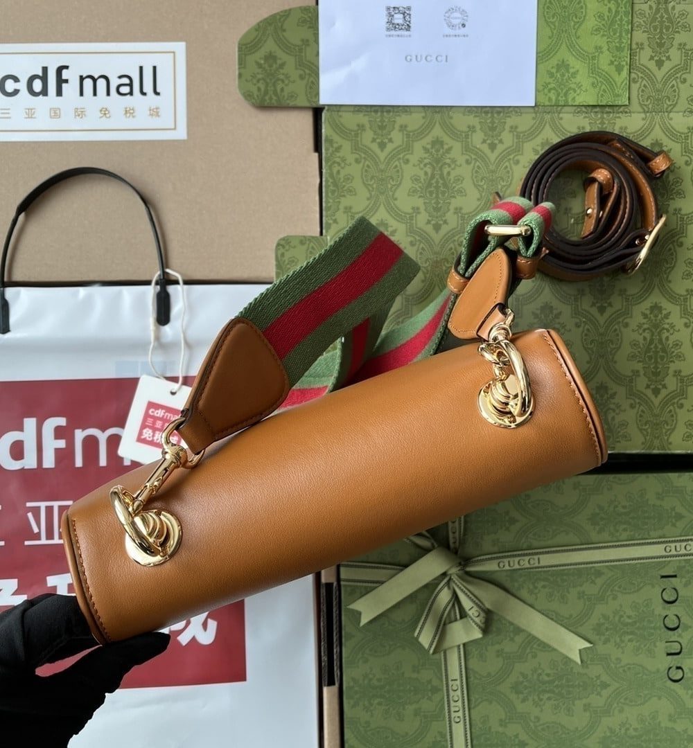 1:1 Replica Gucci Blondie Mini Bag Brown For Women, Women's Bags 11.4in/29cm GG