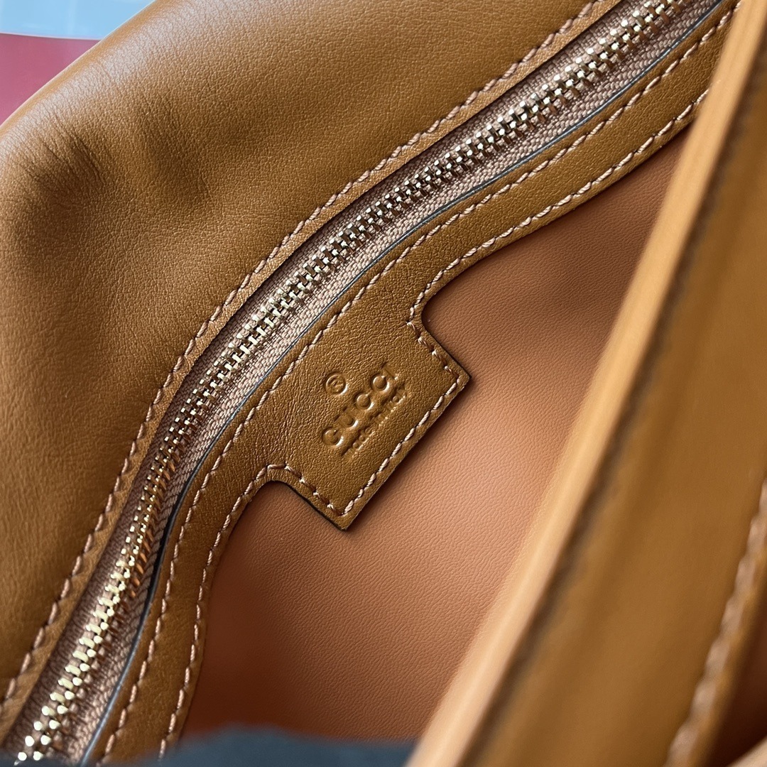 1:1 Replica Gucci Blondie Mini Bag Brown For Women, Women's Bags 11.4in/29cm GG - Image 7