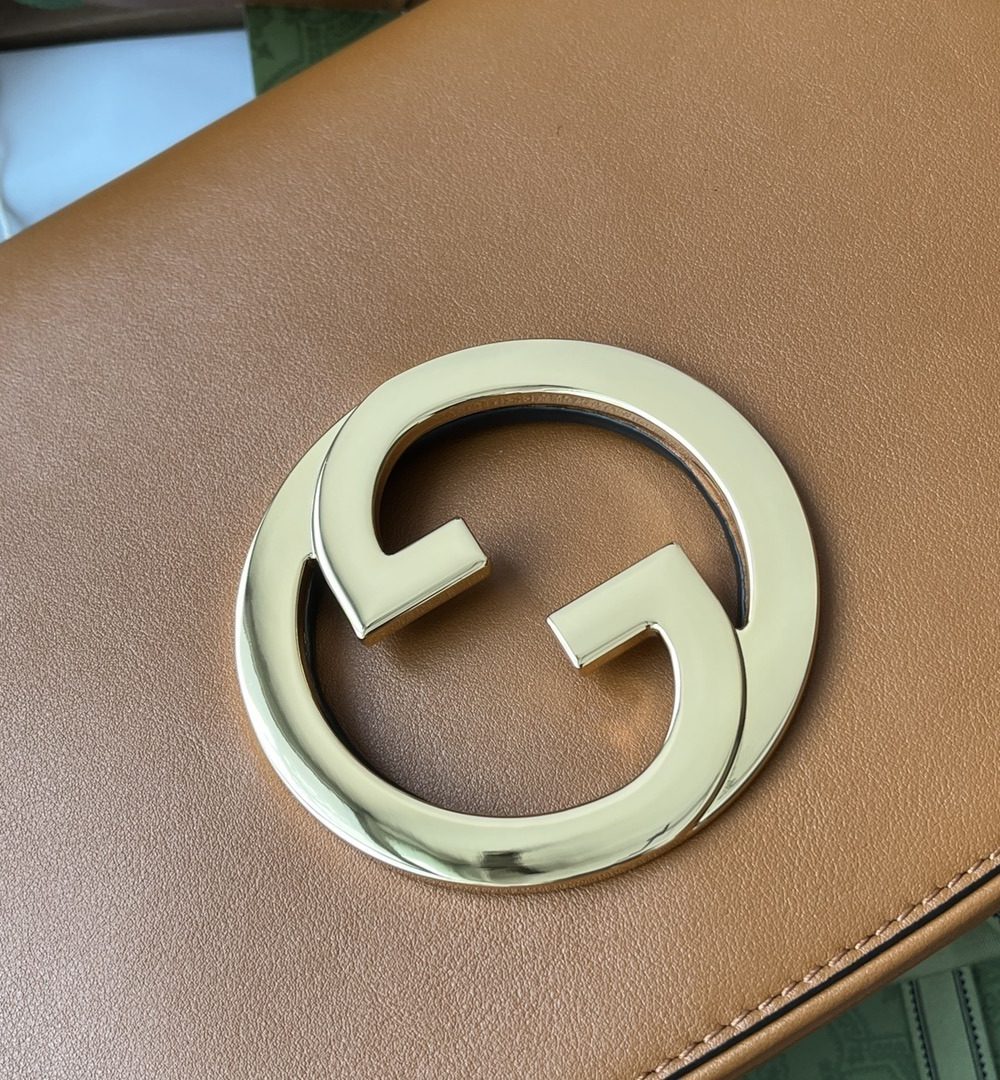 1:1 Replica Gucci Blondie Mini Bag Brown For Women, Women's Bags 11.4in/29cm GG
