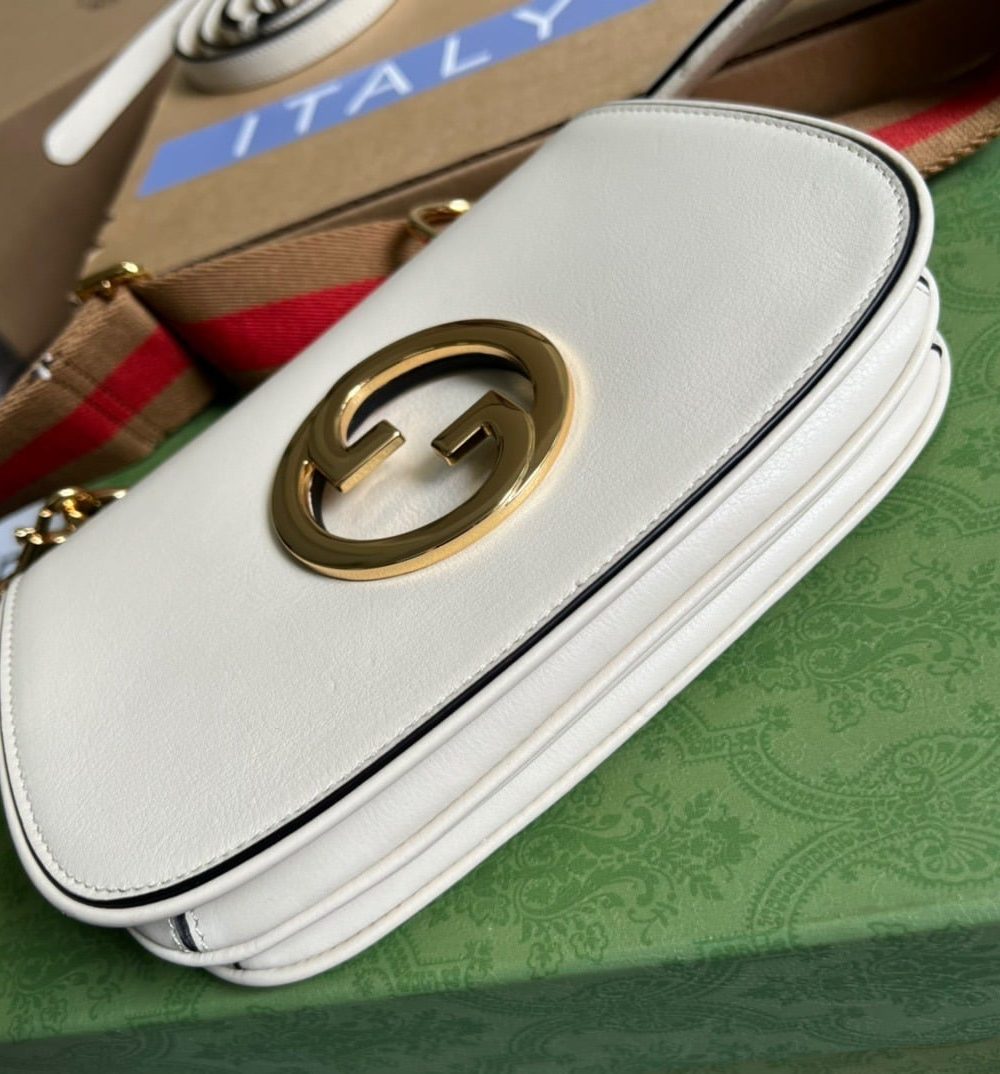 1:1 Replica Gucci Blondie Mini Bag White For Women, Women's Bags 8.7in/22cm GG‎ ‎698643 UXXAG 9161