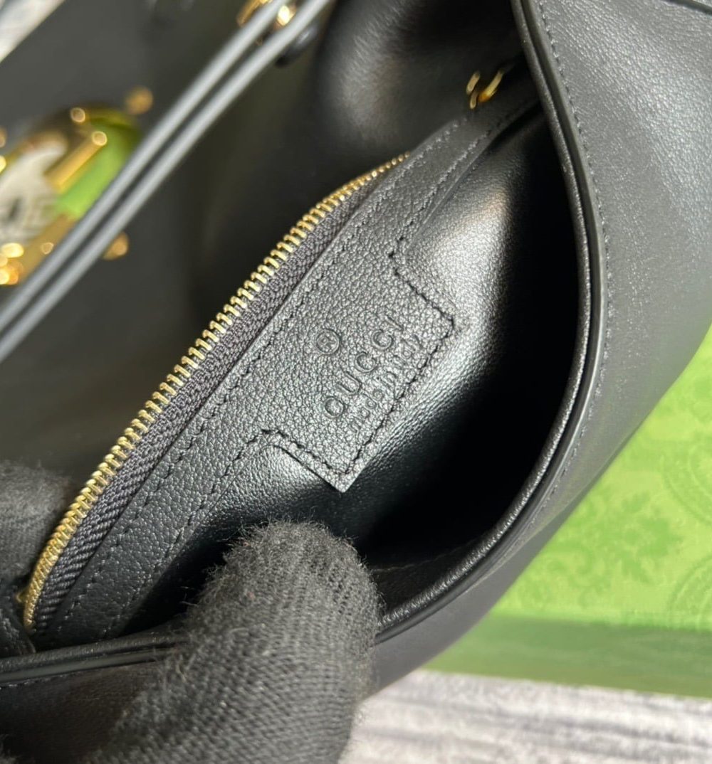 1:1 Replica Gucci Blondie Shoulder Bag Black For Women, Women's Bags 11in/28cm GG‎ 699268 UXX0G 1000
