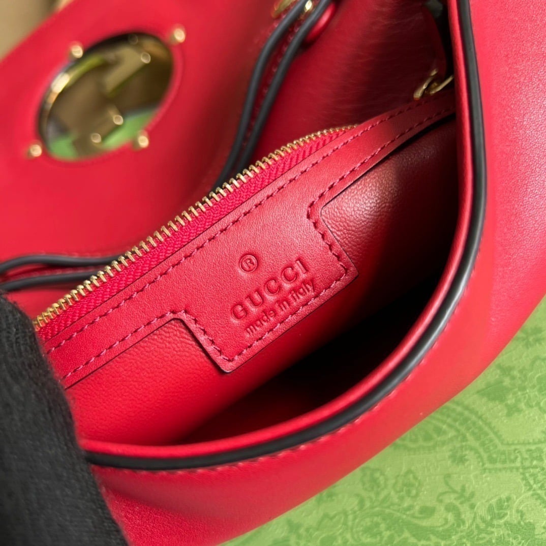 1:1 Replica Gucci Blondie Shoulder Bag Red For Women, Women's Bags 11in/28cm GG - Image 5
