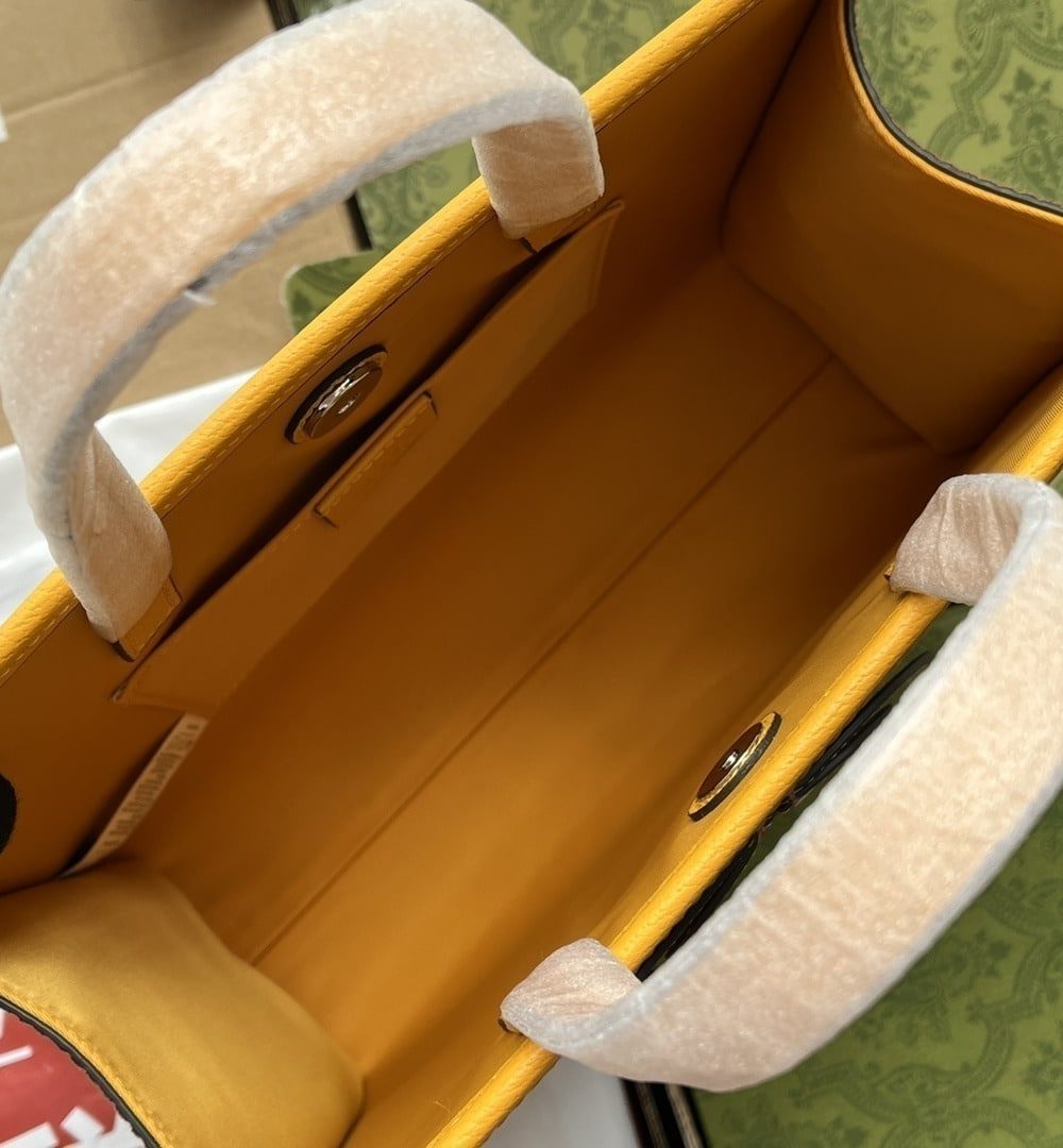 1:1 Replica Gucci Children's Mushroom Tote Bag Brown For Women, Women's Bags 11.2in/28.5cm GG‎ ‎705042 2S8HN 2886