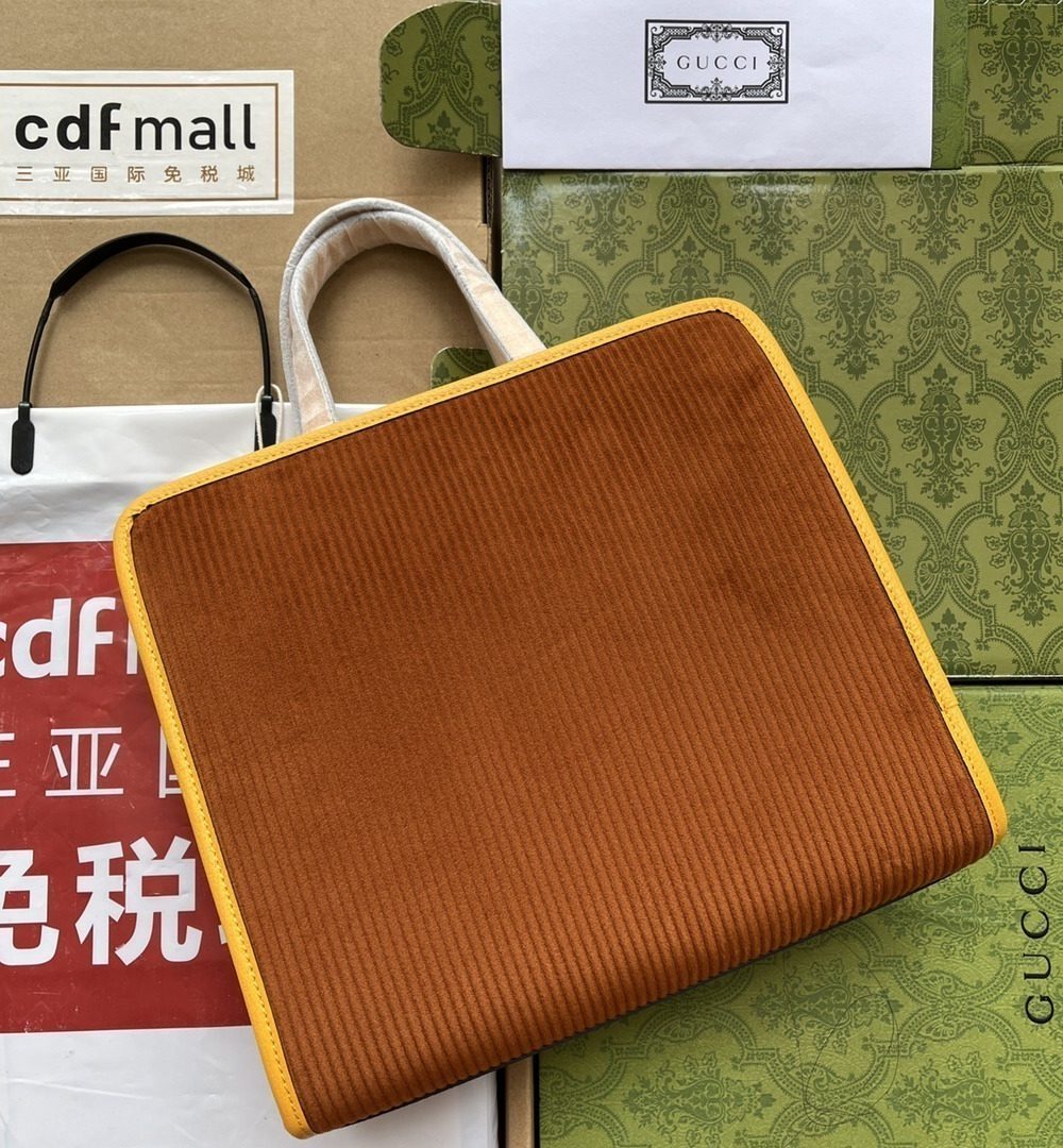 1:1 Replica Gucci Children's Mushroom Tote Bag Brown For Women, Women's Bags 11.2in/28.5cm GG‎ ‎705042 2S8HN 2886