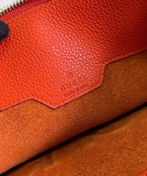 1:1 Replica Gucci Clutch With Gucci Logo Orange For Men 12in/31cm  GG