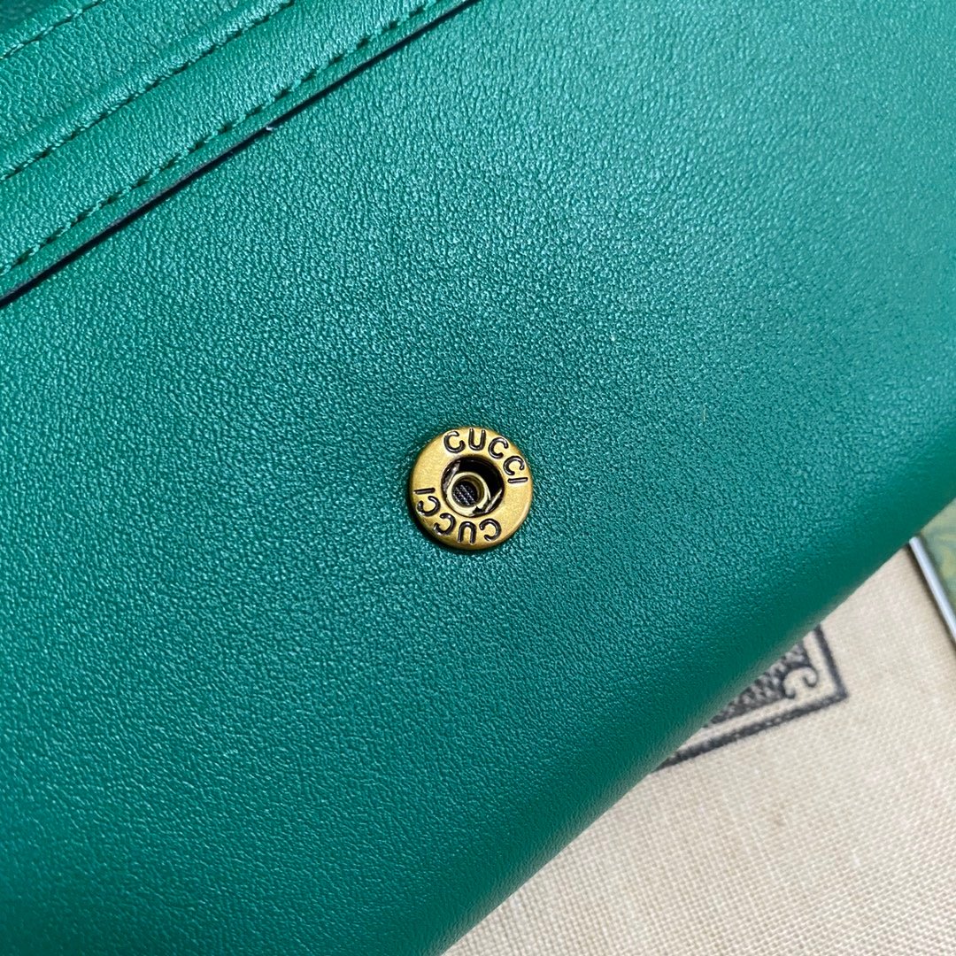 1:1 Replica Gucci Diana Chain Wallet With Bamboo Green For Women, Women's Bags 7.4in/19cm GG - Image 2