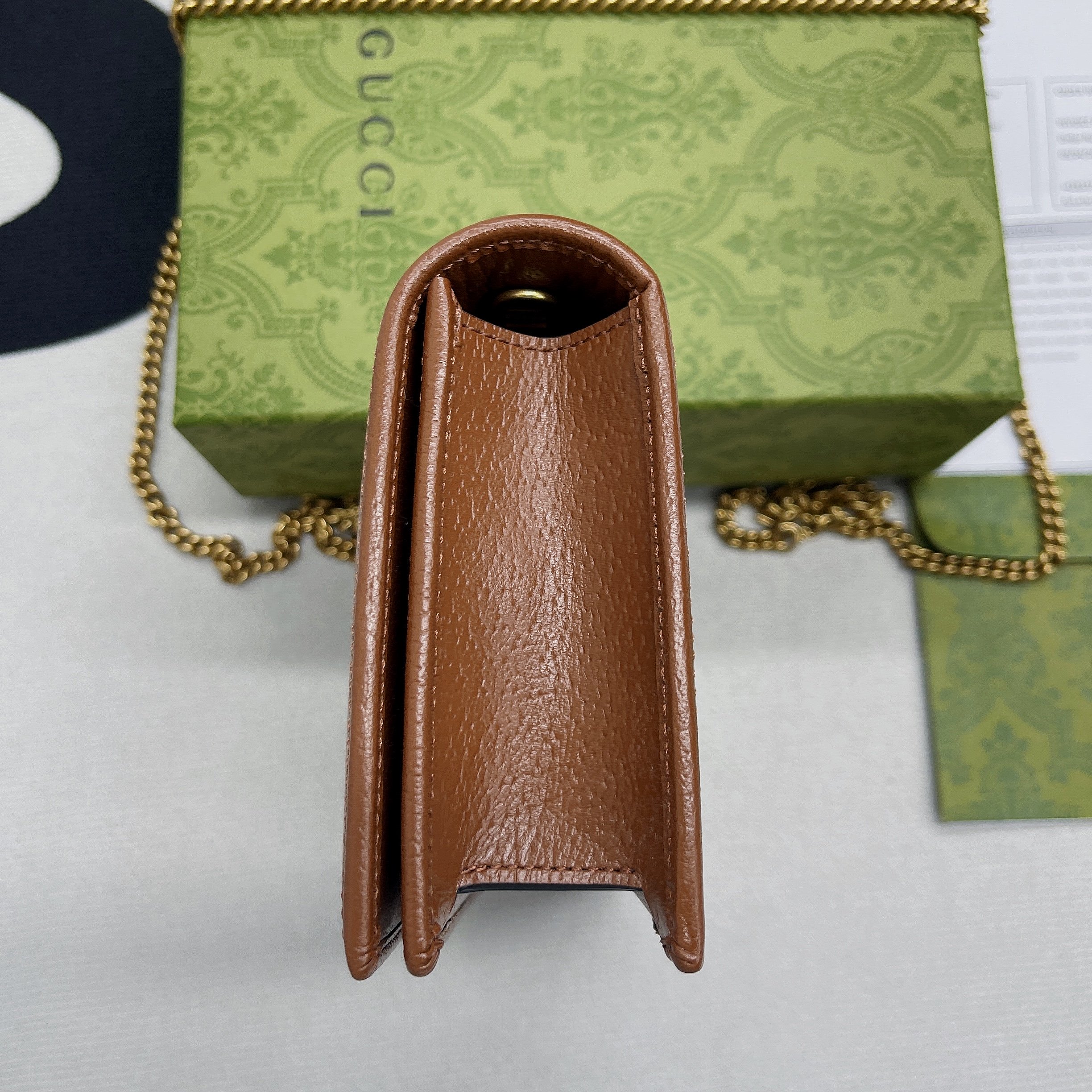 1:1 Replica Gucci Diana Mini Bag With Bamboo Brown For Women, Women's Bags 7.5in/19cm GG - Image 5