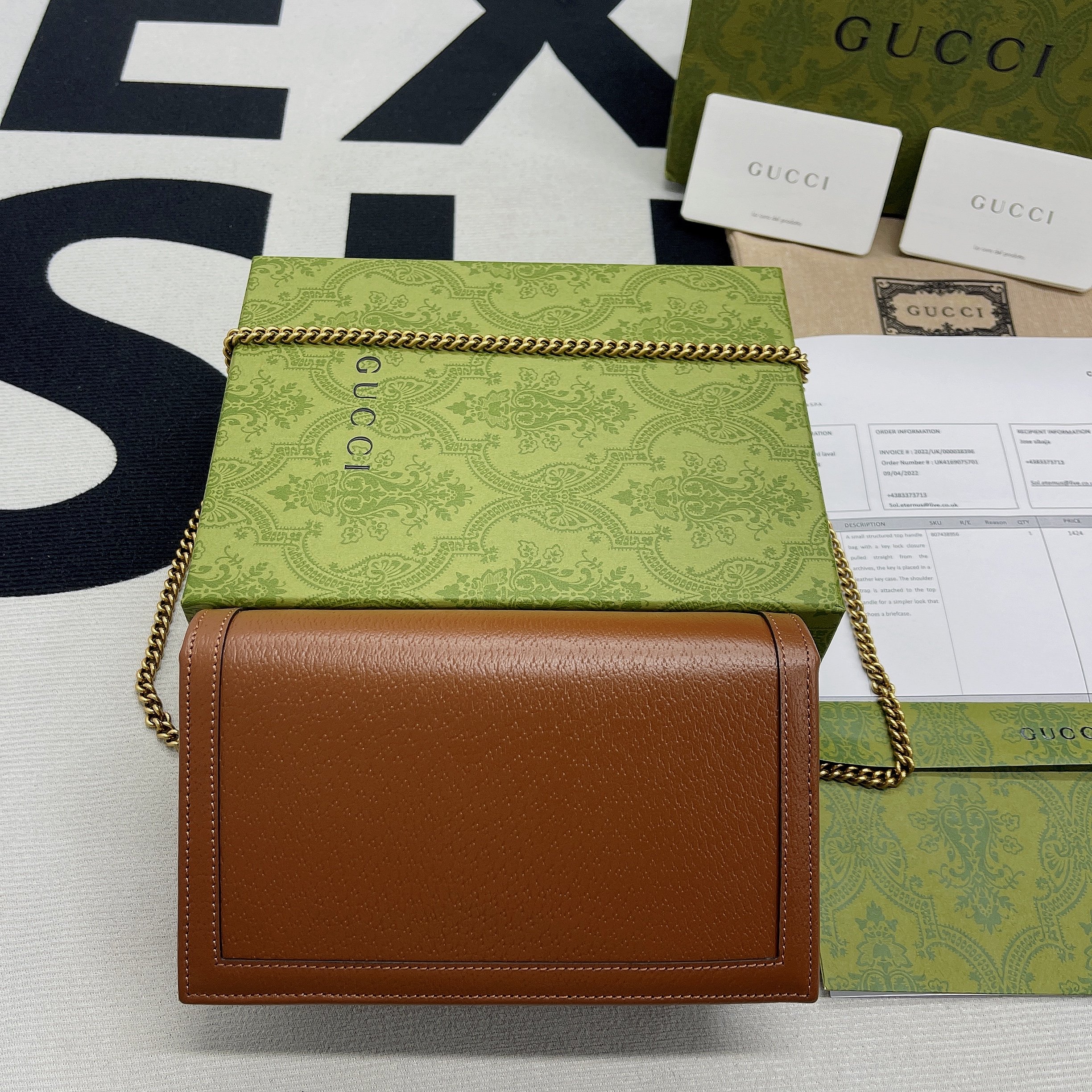 1:1 Replica Gucci Diana Mini Bag With Bamboo Brown For Women, Women's Bags 7.5in/19cm GG - Image 2