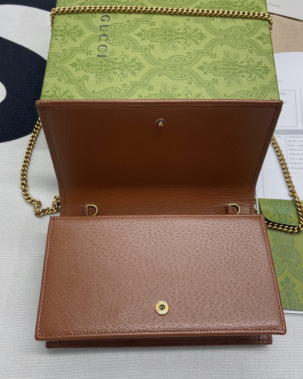 1:1 Replica Gucci Diana Mini Bag With Bamboo Brown For Women, Women's Bags 7.5in/19cm GG