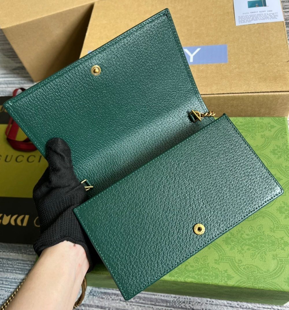 1:1 Replica Gucci Diana Mini Bag With Bamboo Green For Women, Women's Bags 7.5in/19cm GG ‎696817 DJ20T 3120
