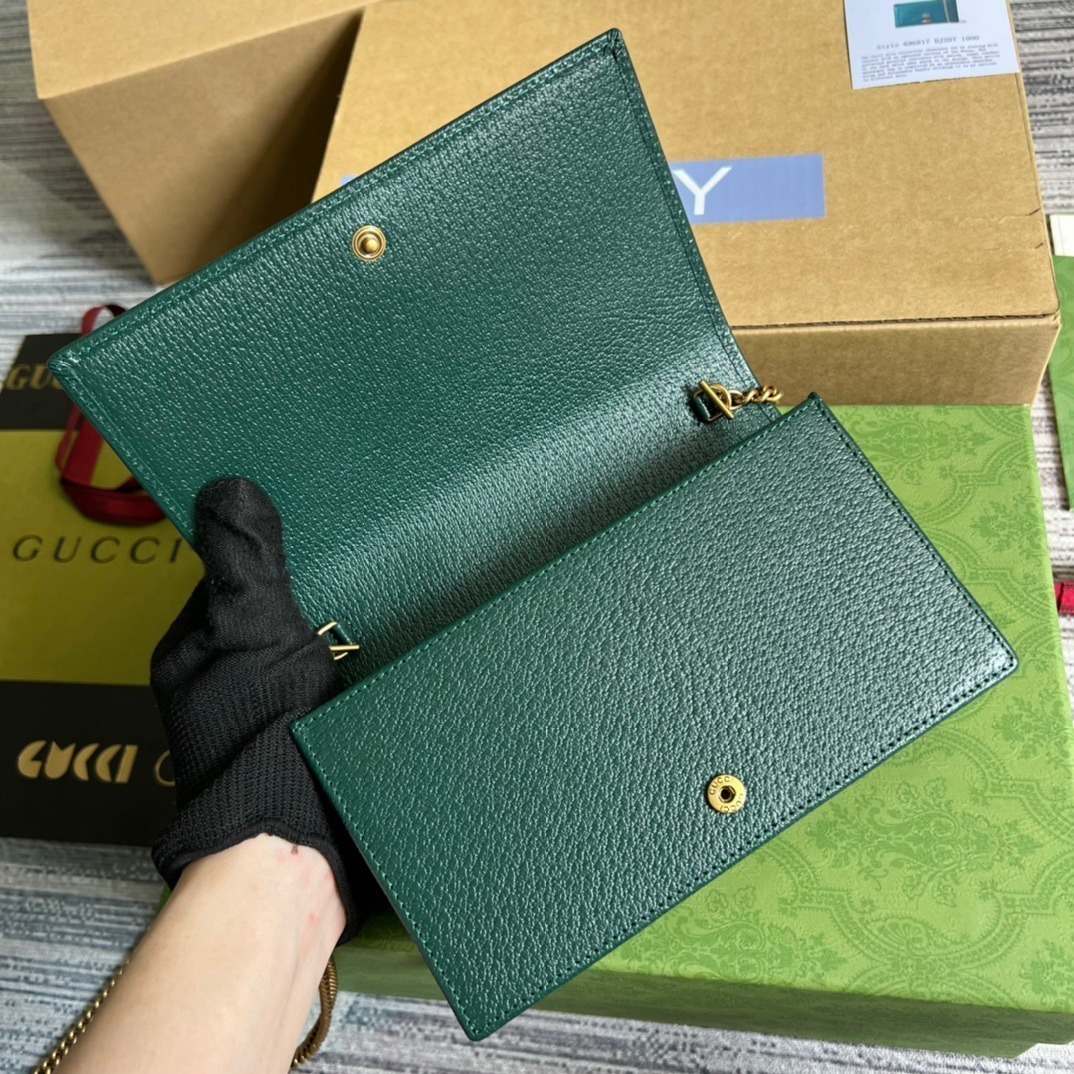 1:1 Replica Gucci Diana Mini Bag With Bamboo Green For Women, Women's Bags 7.5in/19cm GG 696817 DJ20T 3120 - Image 6