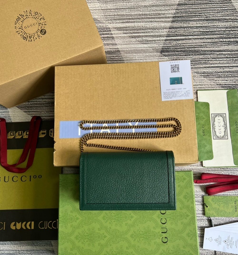 1:1 Replica Gucci Diana Mini Bag With Bamboo Green For Women, Women's Bags 7.5in/19cm GG ‎696817 DJ20T 3120