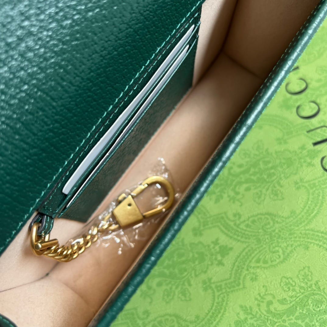 1:1 Replica Gucci Diana Mini Bag With Bamboo Green For Women, Women's Bags 7.5in/19cm GG 696817 DJ20T 3120 - Image 8