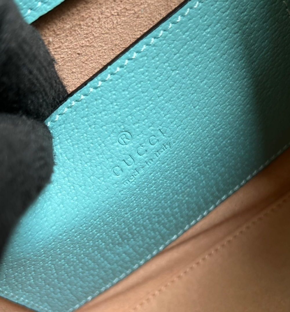 1:1 Replica Gucci Diana Mini Tote Bag Light Blue For Women, Women's Bags 7.9in/20cm GG ‎702732 U3ZDT 4377