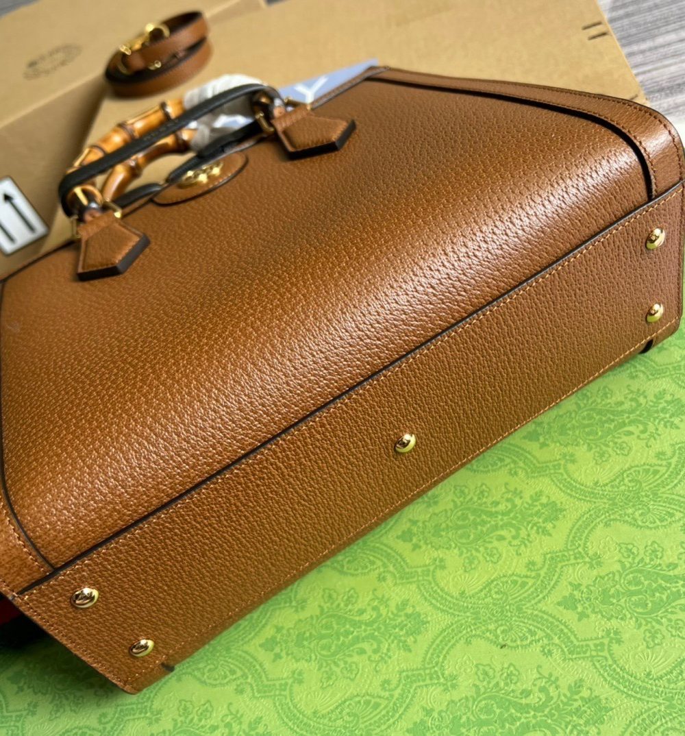 1:1 Replica Gucci Diana Small Tote Bag Red For Women, Women's Bags 11in/27cm GG