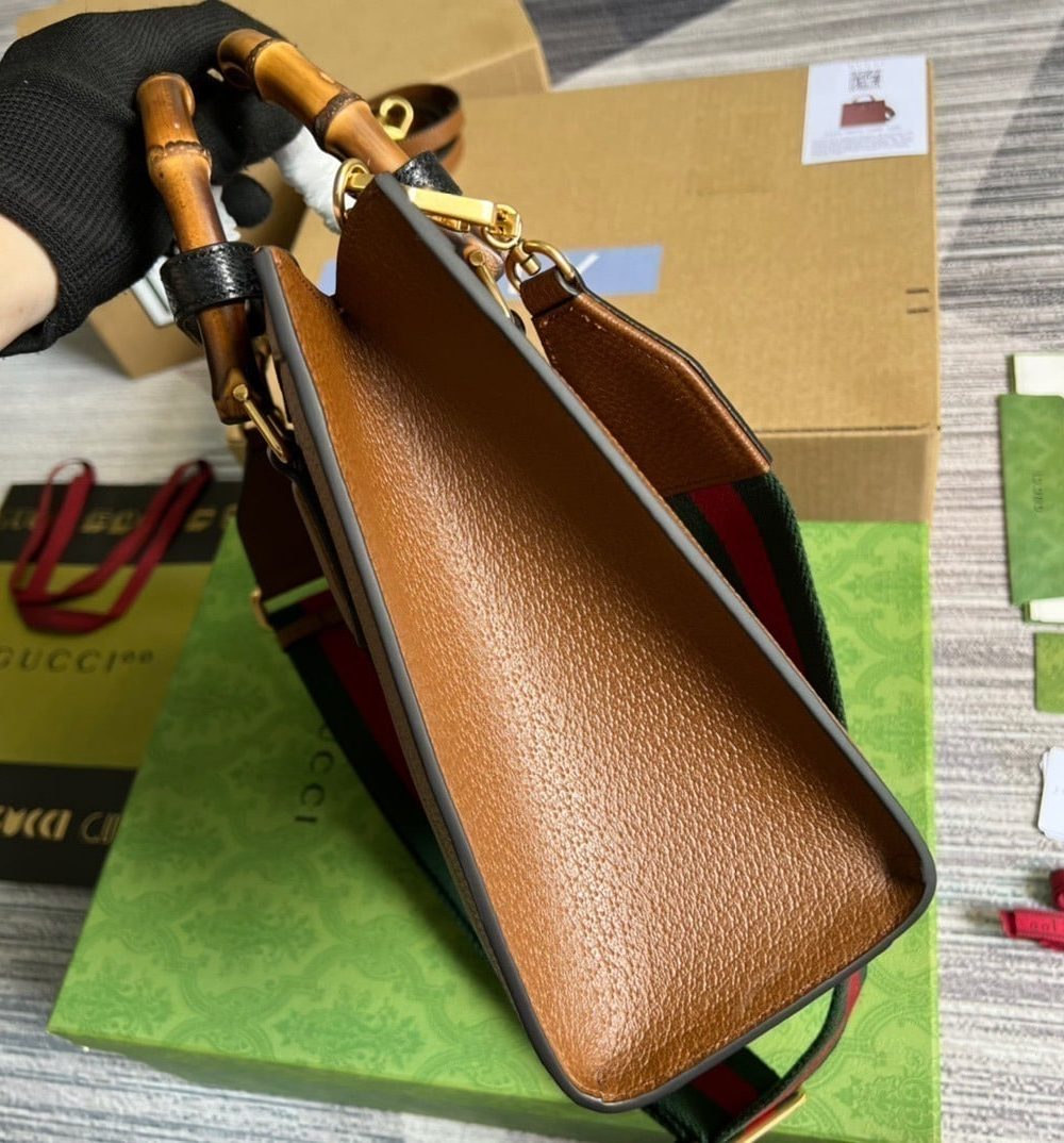 1:1 Replica Gucci Diana Small Tote Bag Red For Women, Women's Bags 11in/27cm GG