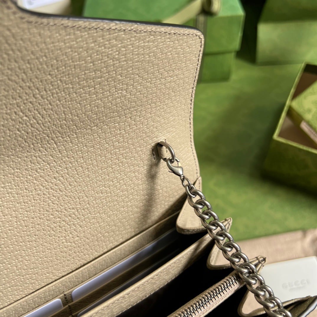 1:1 Replica Gucci Dionysus GG Mini Bag Beige For Women, Women's Bags 7.5in/20cm GG 421970 UULBN 9683 - Image 5