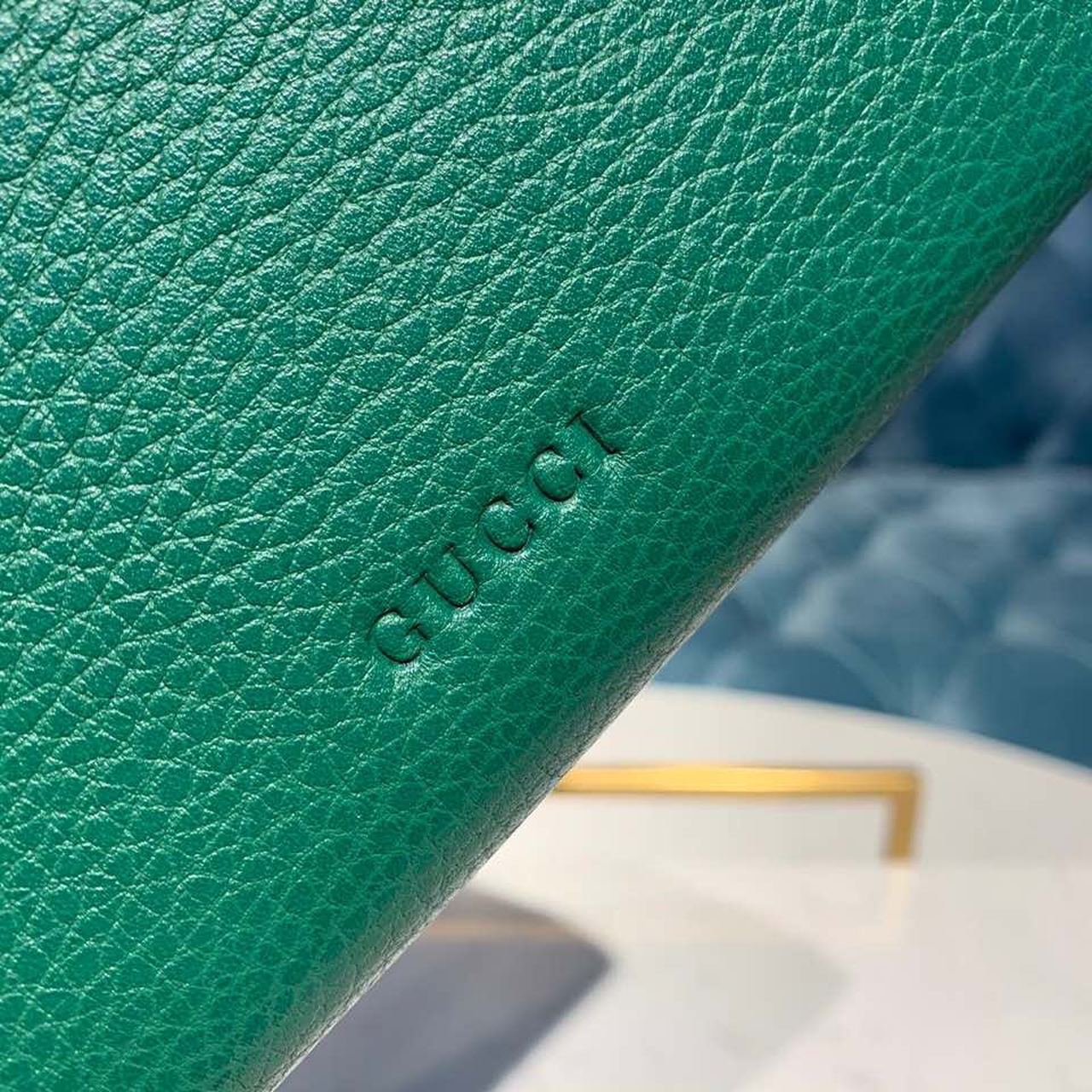 1:1 Replica Gucci Dionysus Mini Chain Bag Emerald Green Metal-Free Tanned For Women 8in/20cm GG 401231 CAOGX 3120 - Image 6