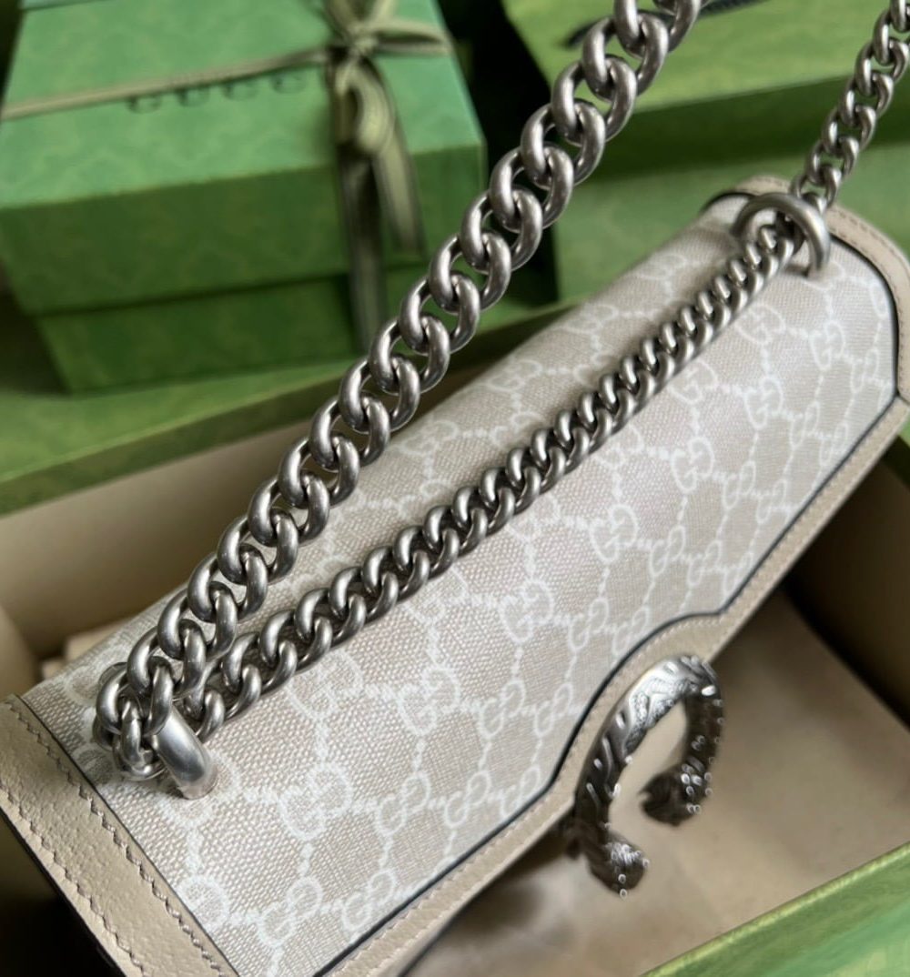 1:1 Replica Gucci Dionysus Small GG Bag Beige For Women, Women's Bags 10in/25cm GG ‎499623 UULBN 9683