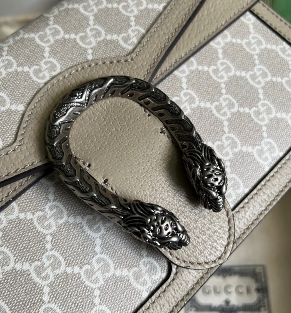 1:1 Replica Gucci Dionysus Small GG Bag Beige For Women, Women's Bags 10in/25cm GG ‎499623 UULBN 9683