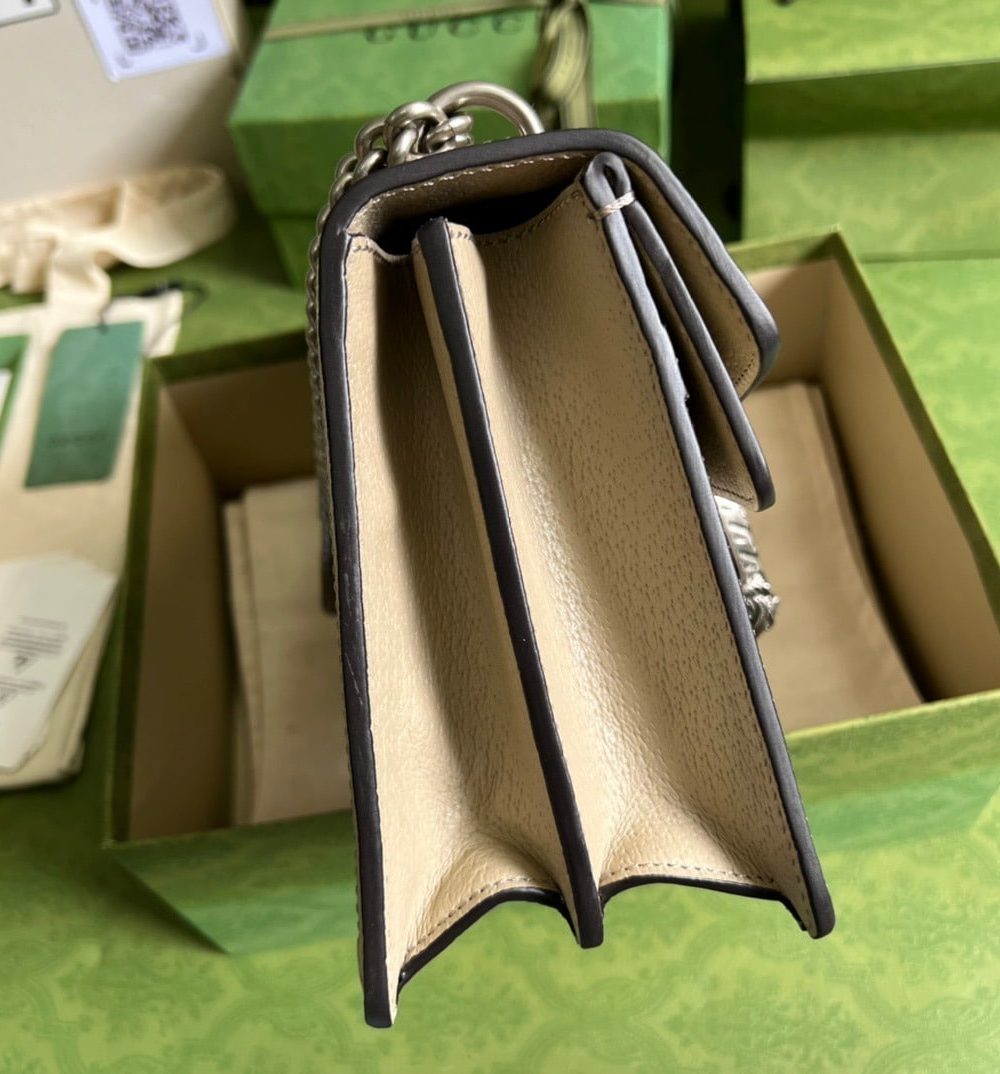 1:1 Replica Gucci Dionysus Small GG Bag Beige For Women, Women's Bags 10in/25cm GG ‎499623 UULBN 9683