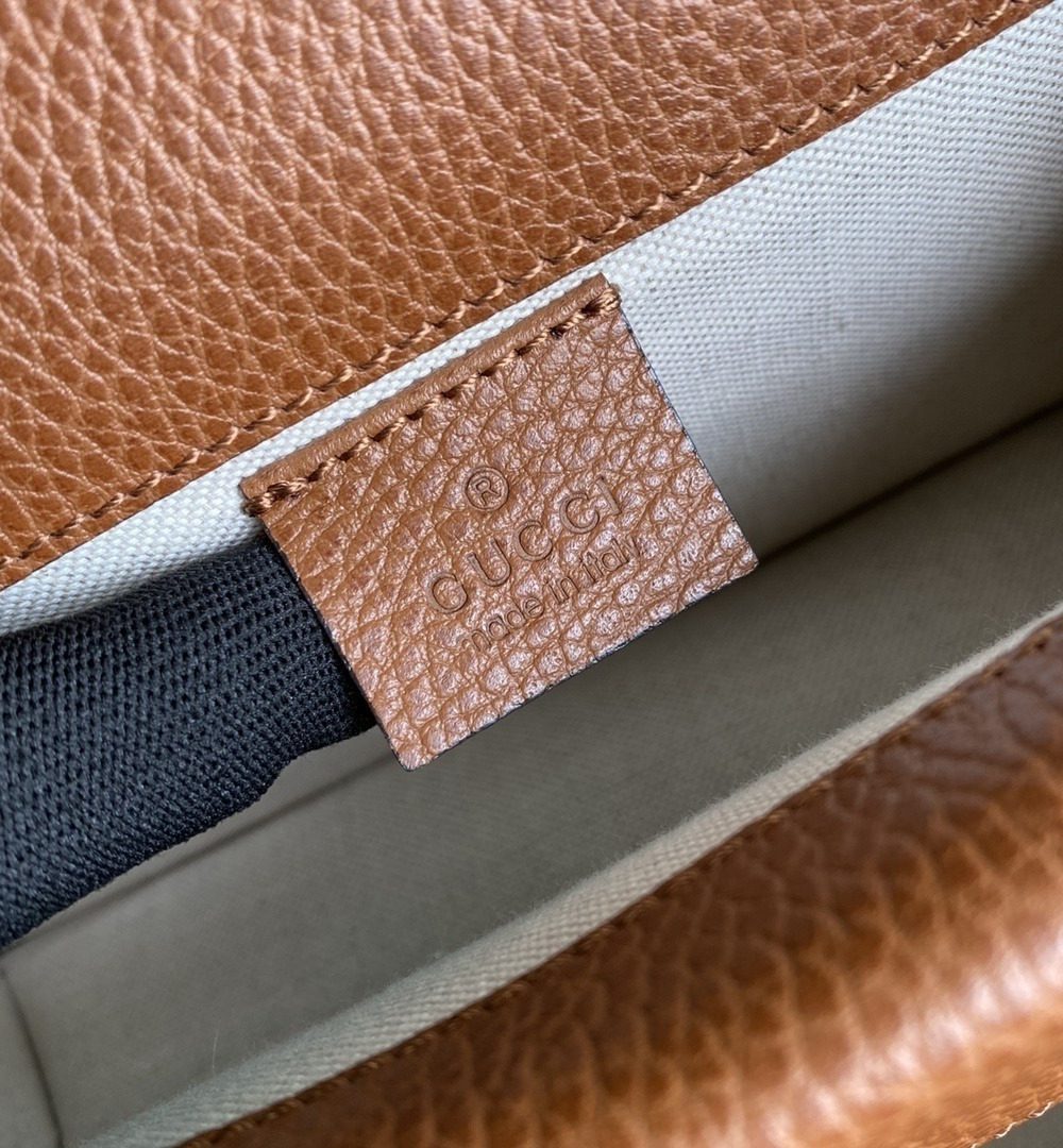 1:1 Replica Gucci Dionysus Small Shoulder Bag Dark Blue And Ivory Eco Washed Organic GG Jacquard Deni For Women 11in/28cm 400249 2KQFN 4483