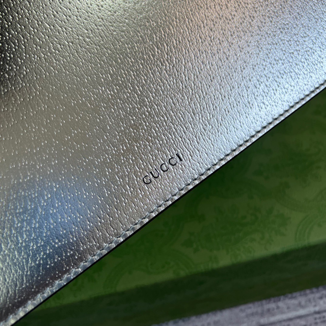 1:1 Replica Gucci Dionysus Small Shoulder Bag Silver For Women, Women's Bags 10in/26cm GG 499623 1TRBN 8173 - Image 2