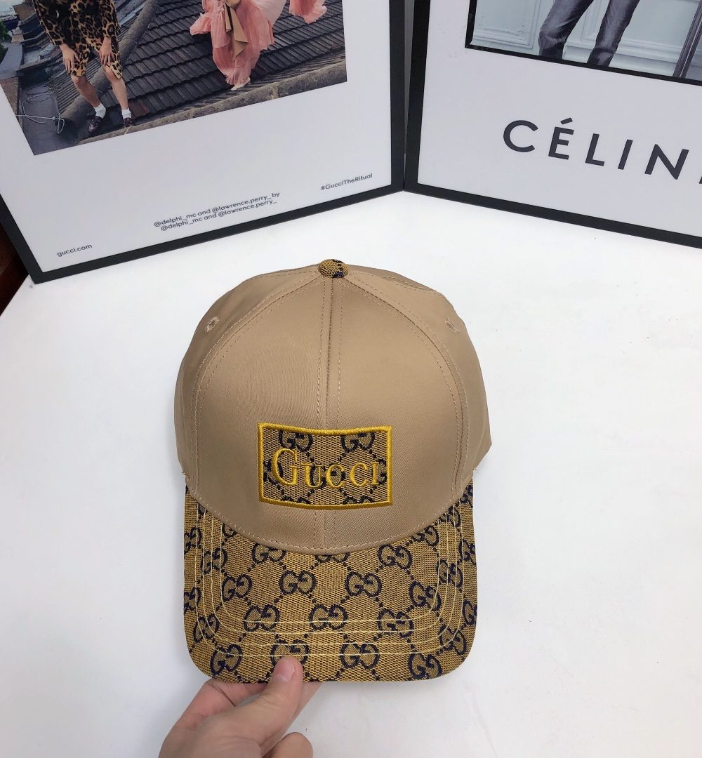 Gucci GG Baseball Hat Beige GG Hat