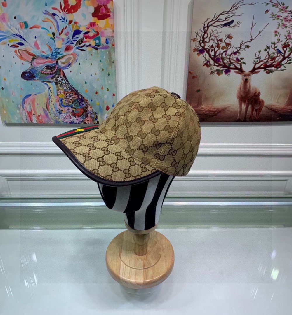 Gucci GG Baseball Hat Beige GG Hat