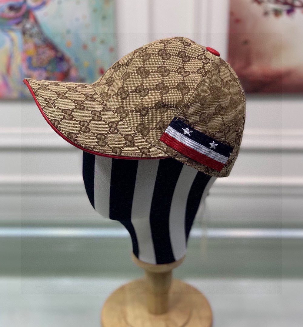 Gucci GG Baseball Hat Beige GG Hat