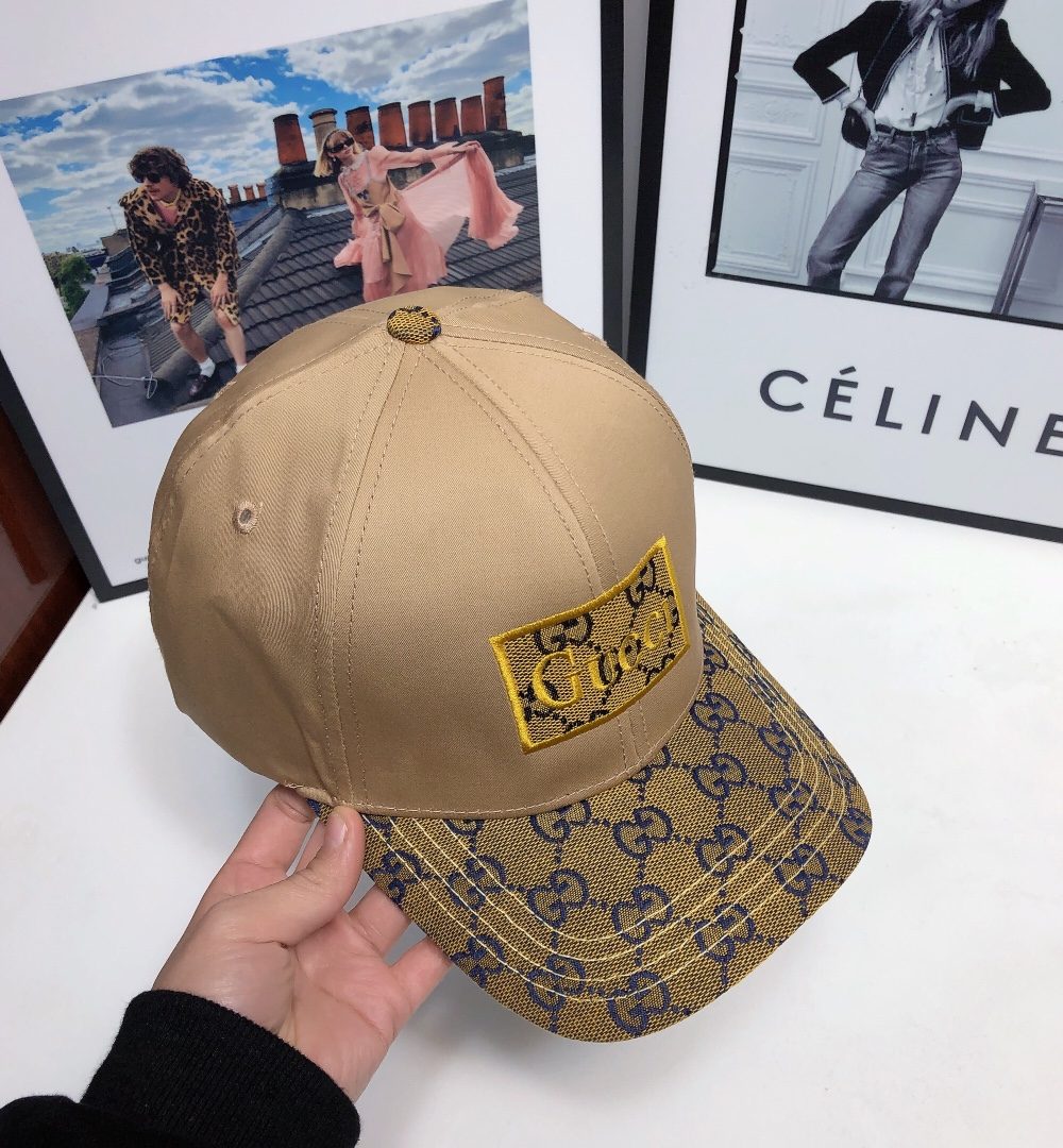 Gucci GG Baseball Hat Beige GG Hat
