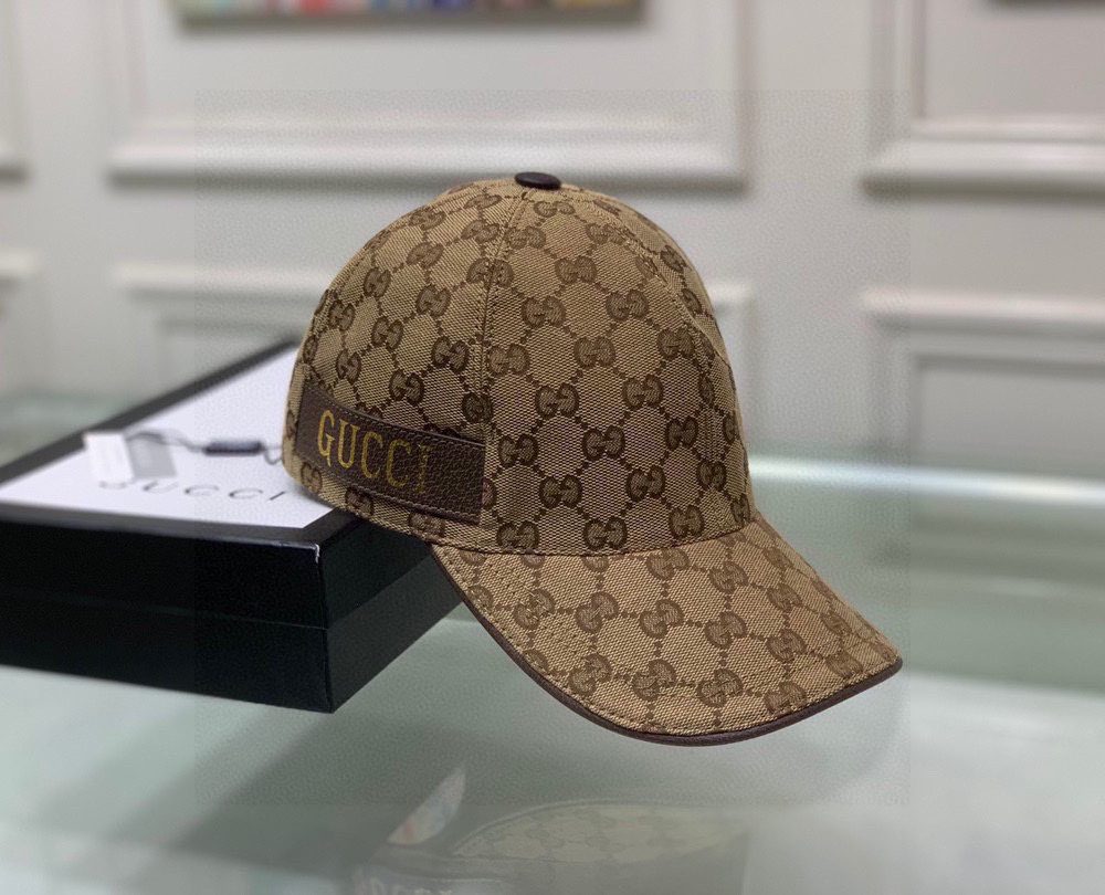 Gucci GG Baseball Hat Beige GG Hat