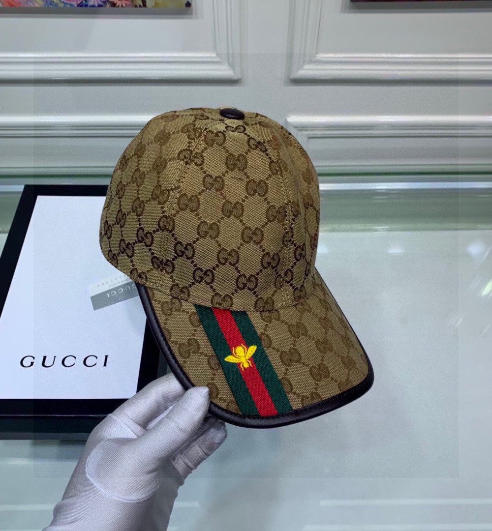 Gucci GG Baseball Hat Beige GG Hat