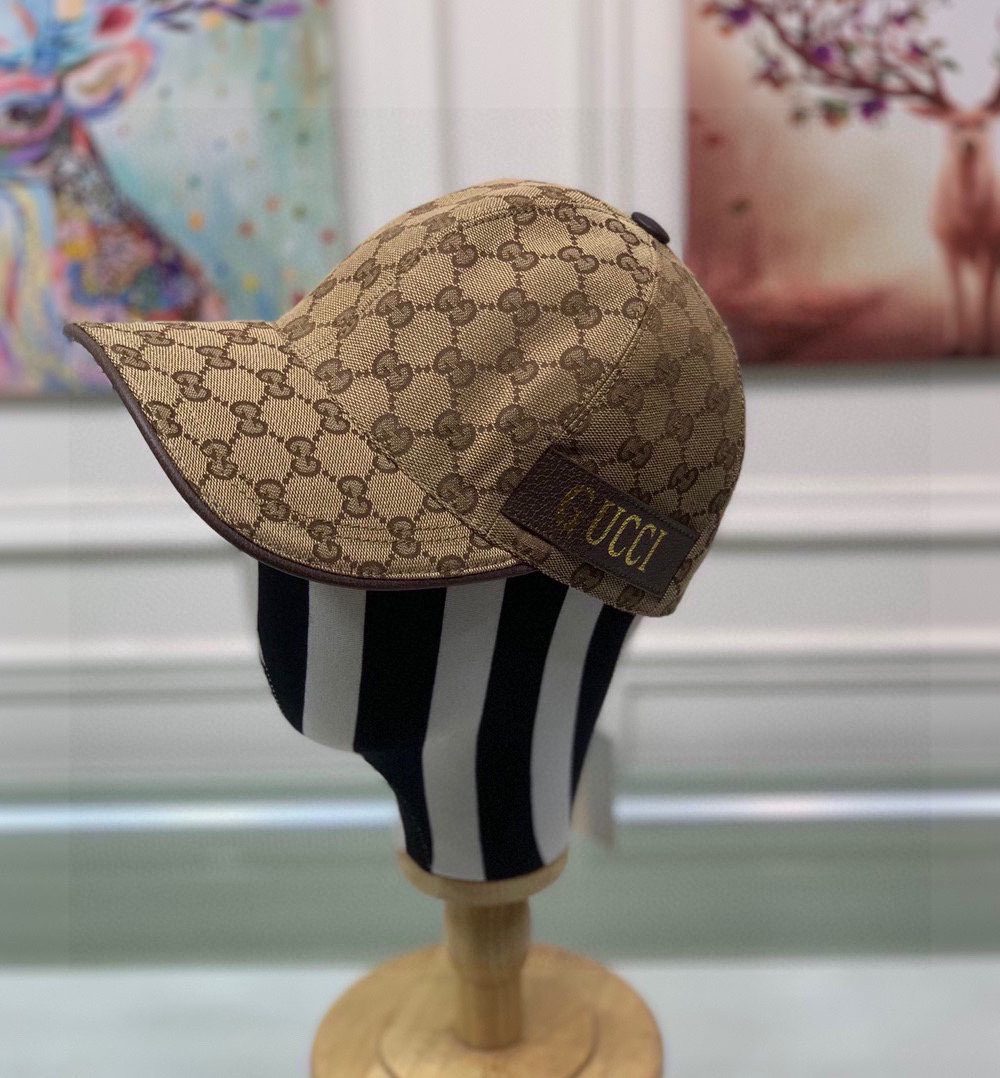 Gucci GG Baseball Hat Beige GG Hat