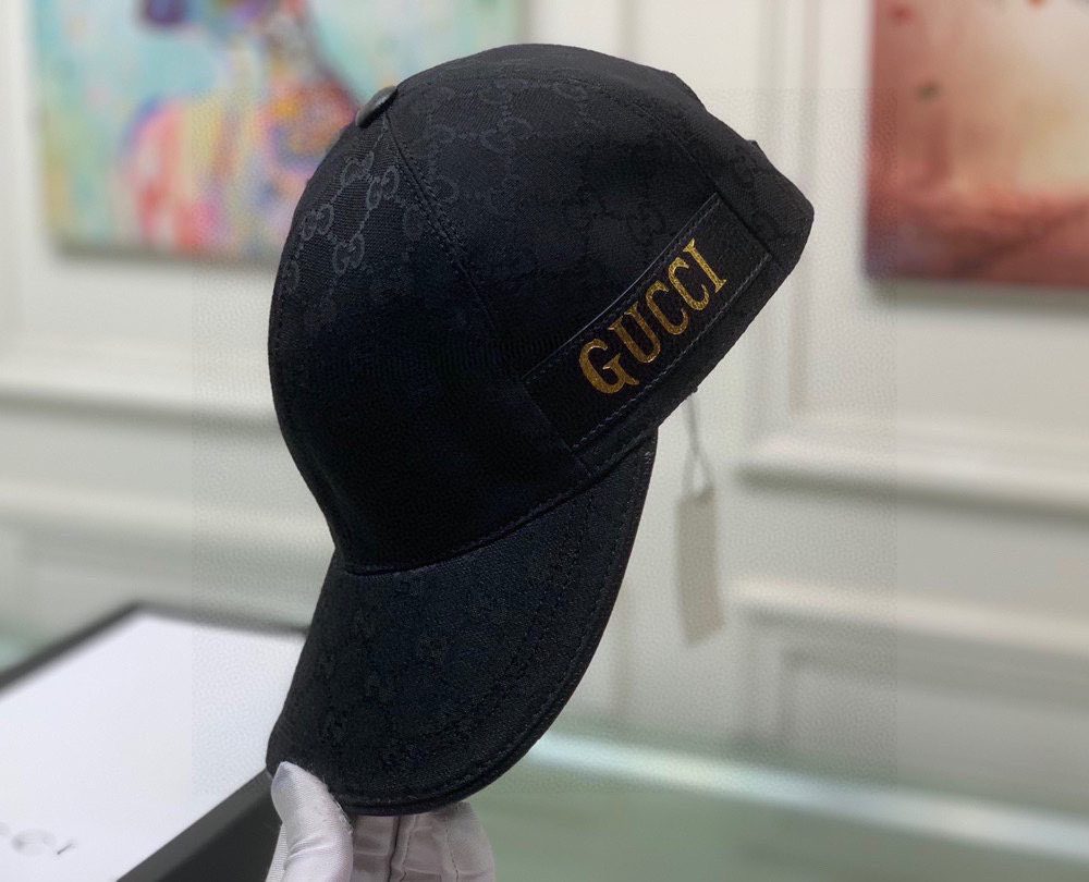 Gucci GG Baseball Hat Black GG Hat
