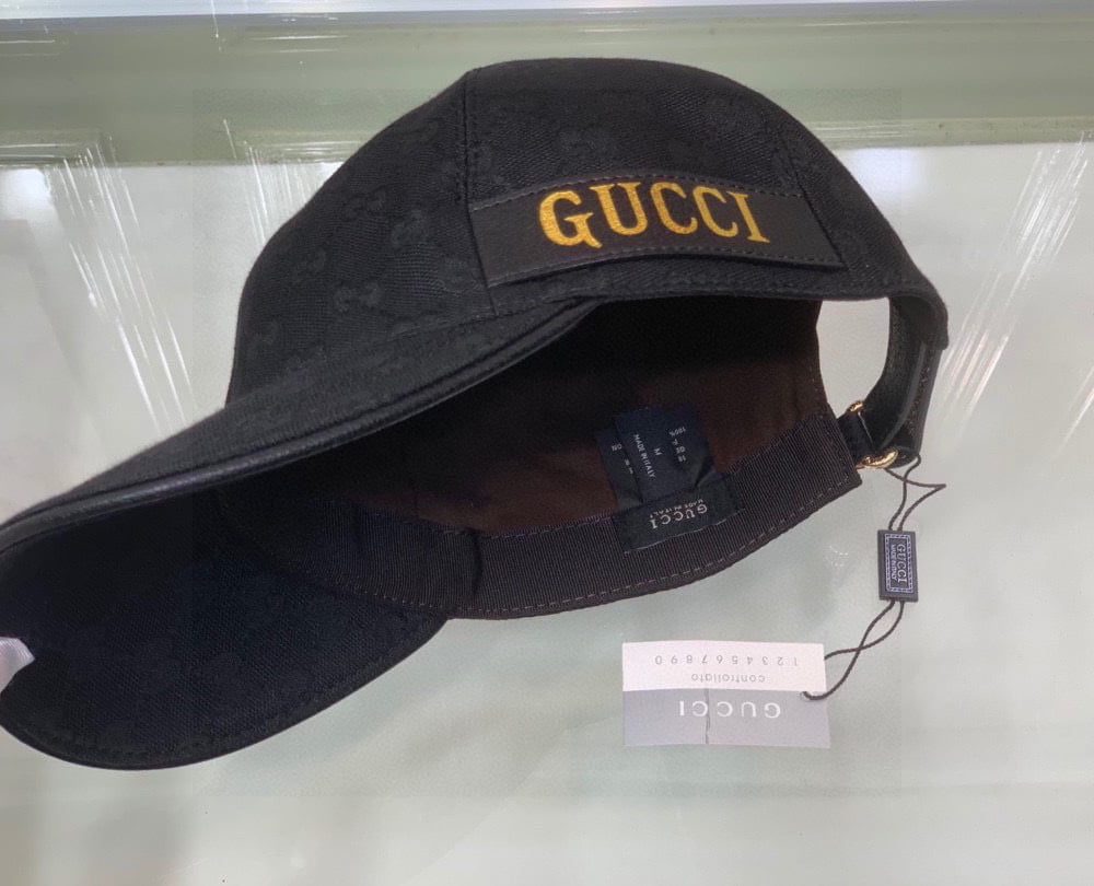 Gucci GG Baseball Hat Black GG Hat