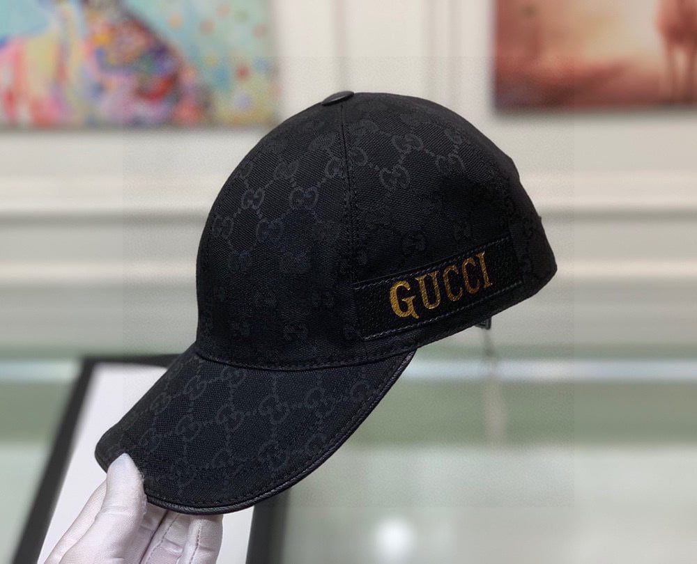 Gucci GG Baseball Hat Black GG Hat