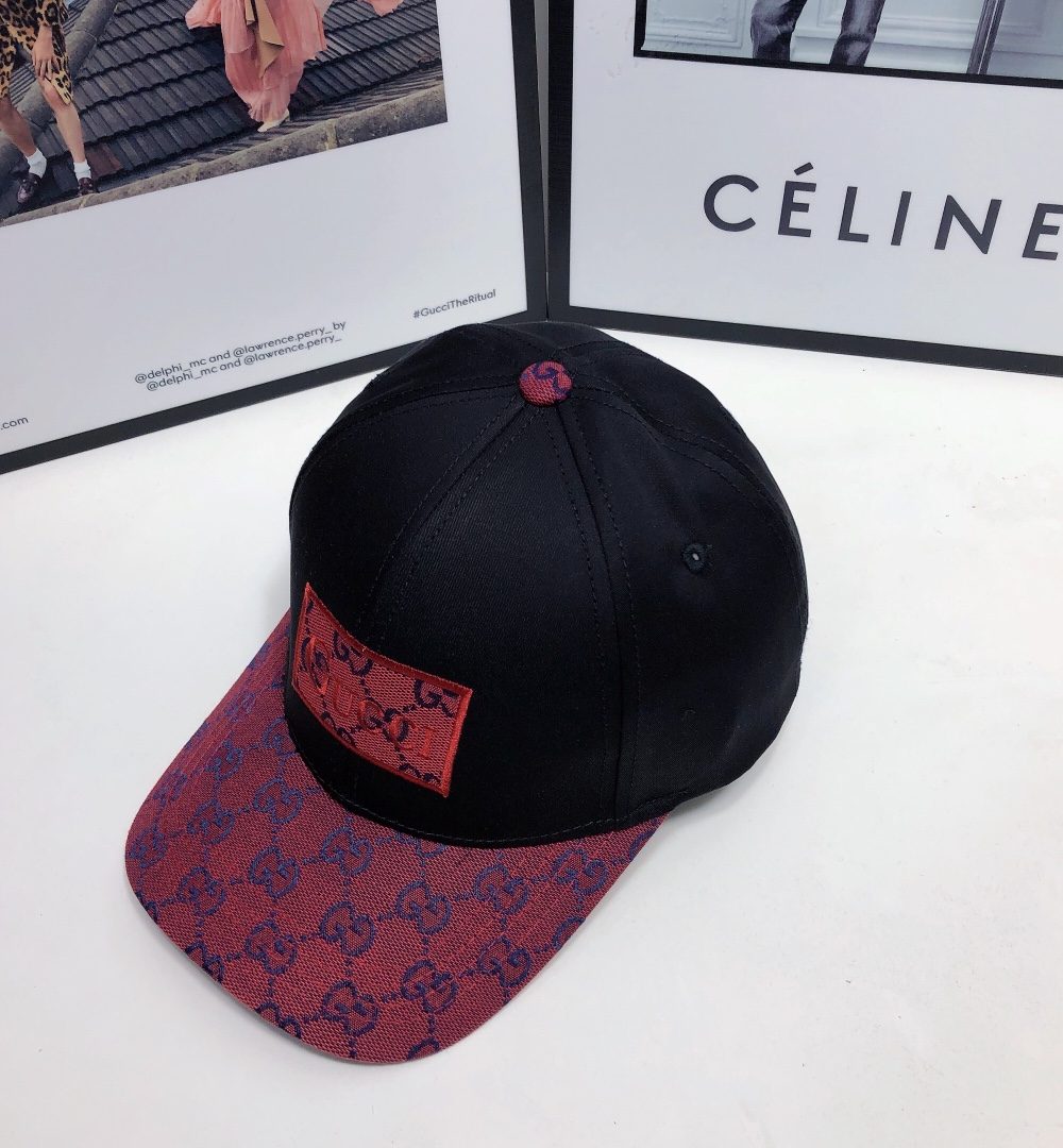 Gucci GG Baseball Hat Black GG Hat