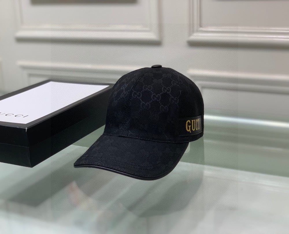 Gucci GG Baseball Hat Black GG Hat