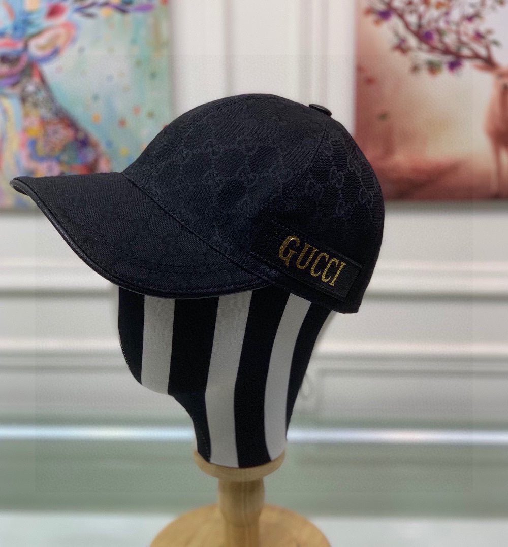 Gucci GG Baseball Hat Black GG Hat